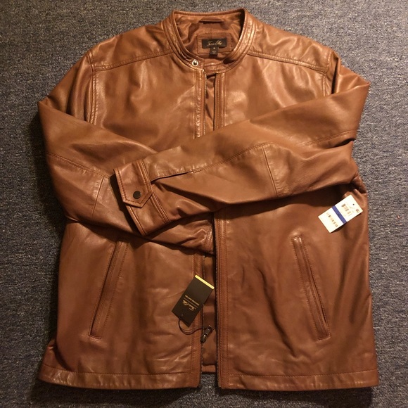 tasso elba leather jacket